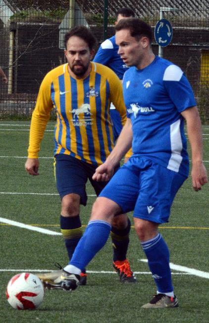 David Cromwell - scored late winner for Merlins Bridge